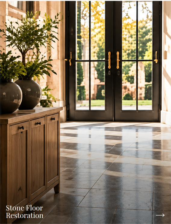 Stone floor restoration